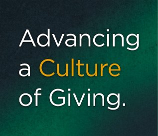 Advancing a Culture of Giving